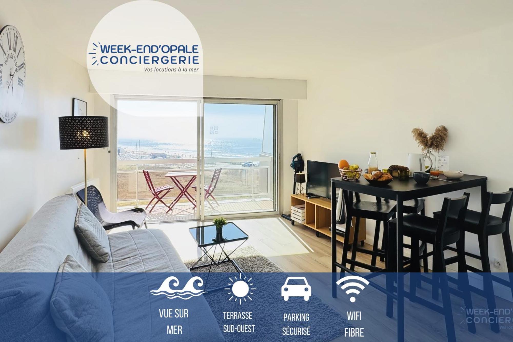 Appartement Vue Mer Au Pied De La Plage De Мерлимон-Плаж Экстерьер фото